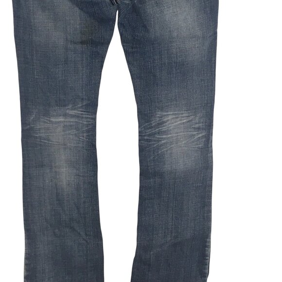 PREMIERE by rue21 Jeans Womens 3/4R Blue Slim Boot Stretch Embellished Pockets - Picture 11 of 15